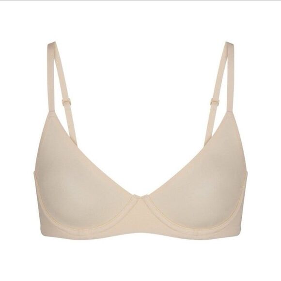 Skims Fits Everybody Unlined Demi Bra Sand 34B